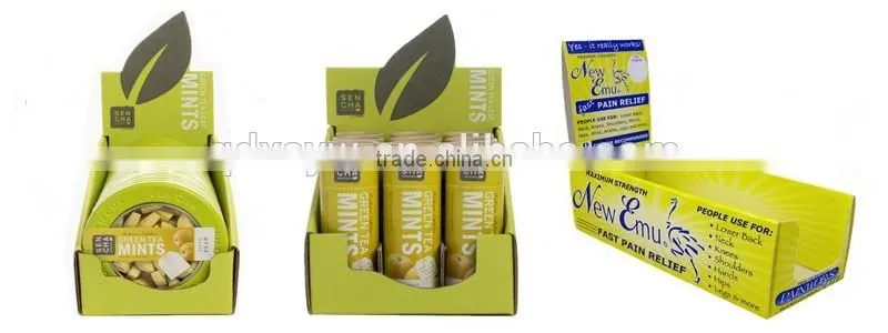 Custom Design Printed Recycled Paper Box, Cardboard Display Box