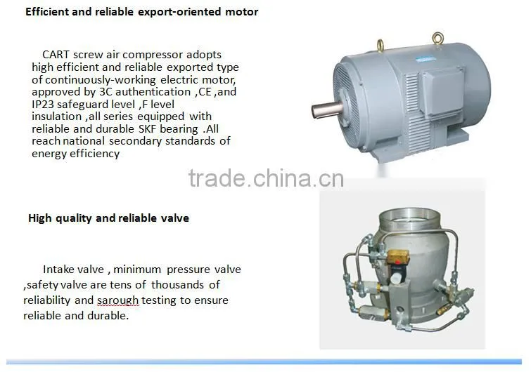 china factory direct sale double stage air compressor