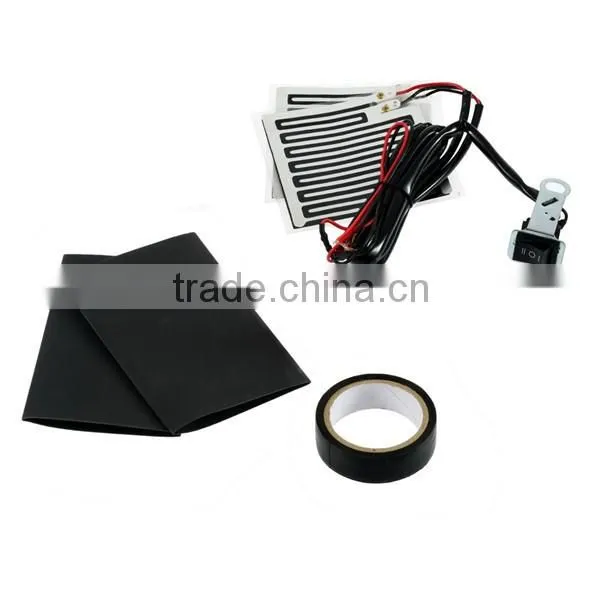 12V Universal Motor Hand heater Motorcycle Heated Grip Kit Pads Handlebar Heater Warm New Dropping shipping
