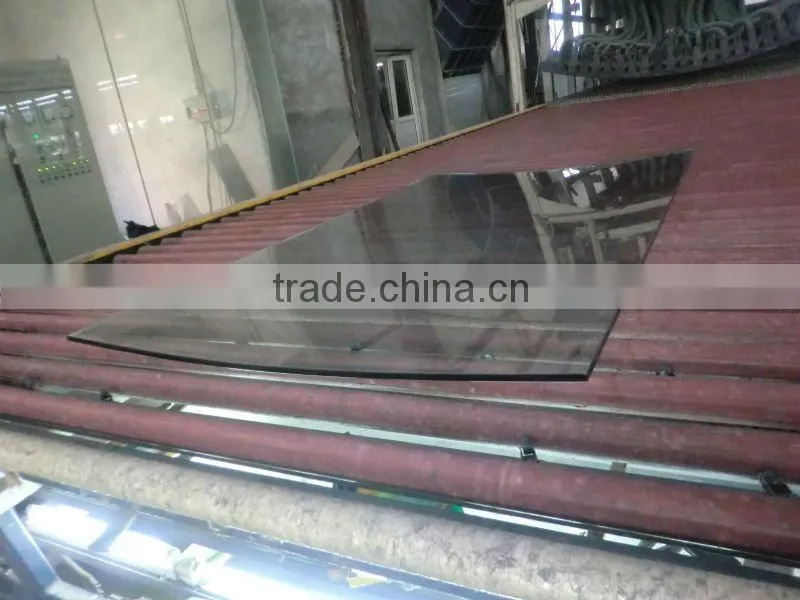 3-15mm Clear Curved Tempered glass