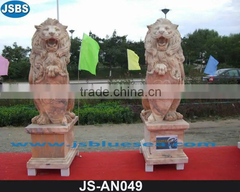 White marble puppy statue