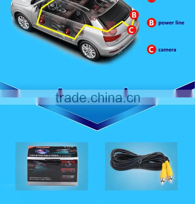 2015 new product night vision waterproof vehicle camera for truck