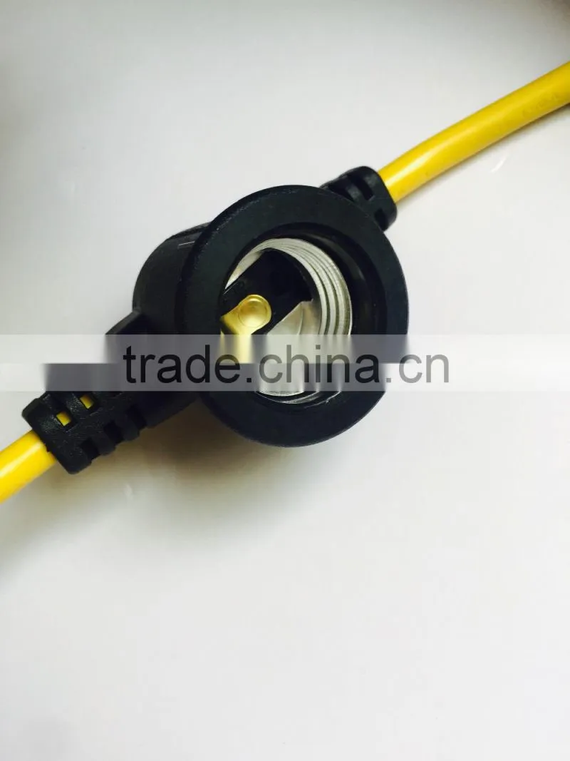 Wires Waterproof Outdoor String Lights / Temporary construction string light