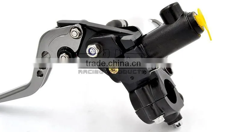 BJ-LS-006 Universal CNC Motorcycle Brake Clutch Lever with Master Cylinder Reservoir
