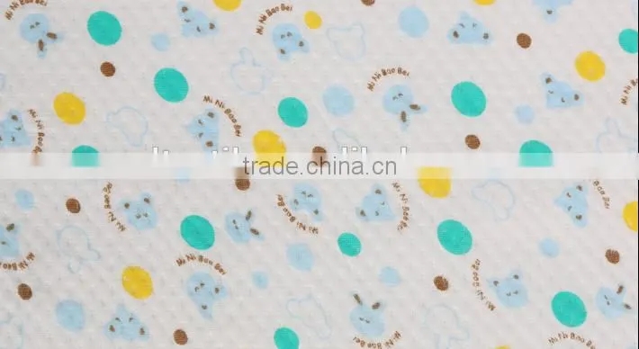 100% cotton printed knitted fabric