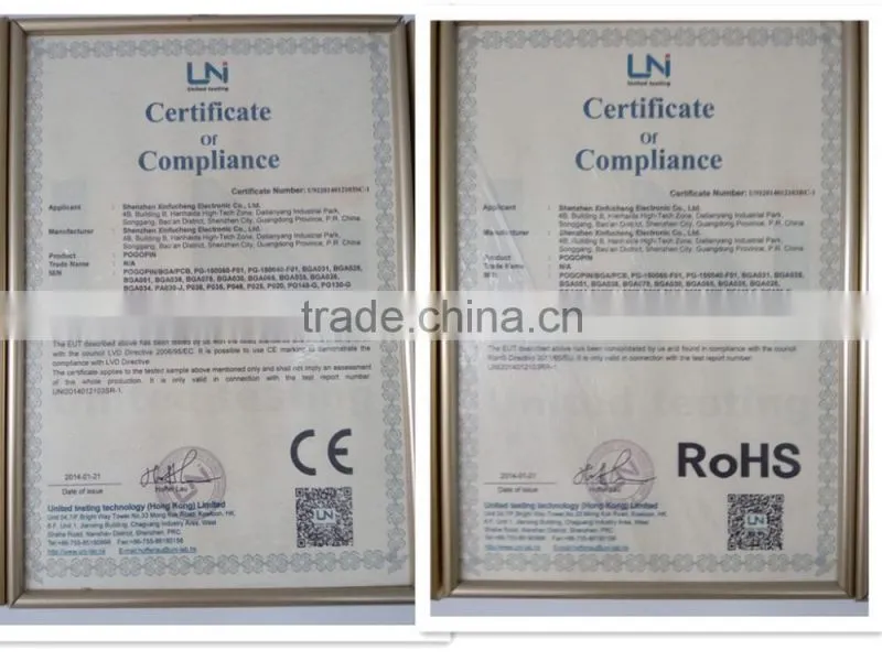 double ends bga smt ic and ict test socket