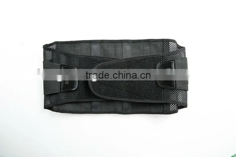 2014 Hot sale lumbar support belt medical waist support belt with steel bar
