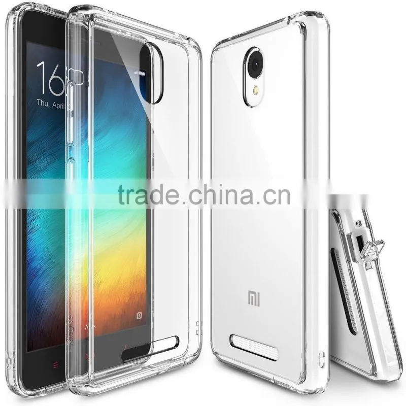 Keno Ultra Thin Transparent Clear Plastic Hard Mobile Phone Case For Xiaomi Redmi Note 2