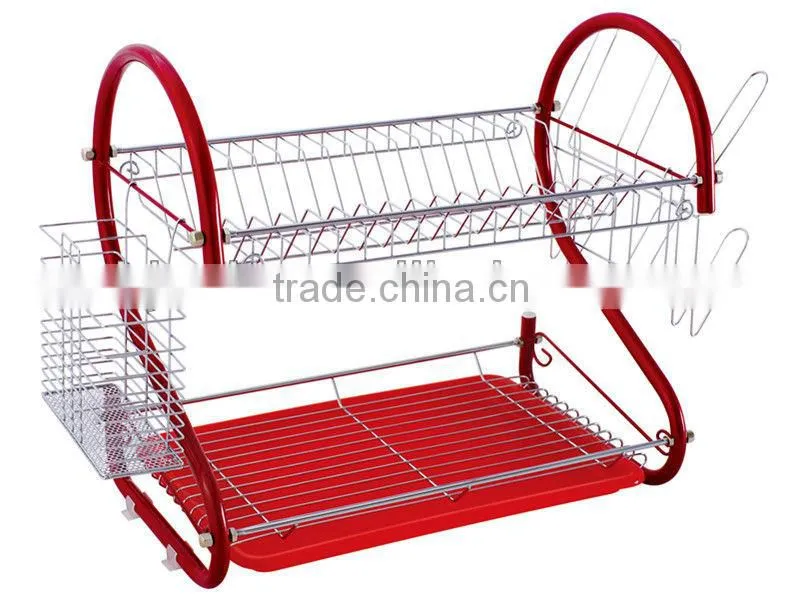 Reasonable Price Two Tier Metal Wire Dish drying rack