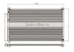 car condenser for HONDA ODESSEY99-05