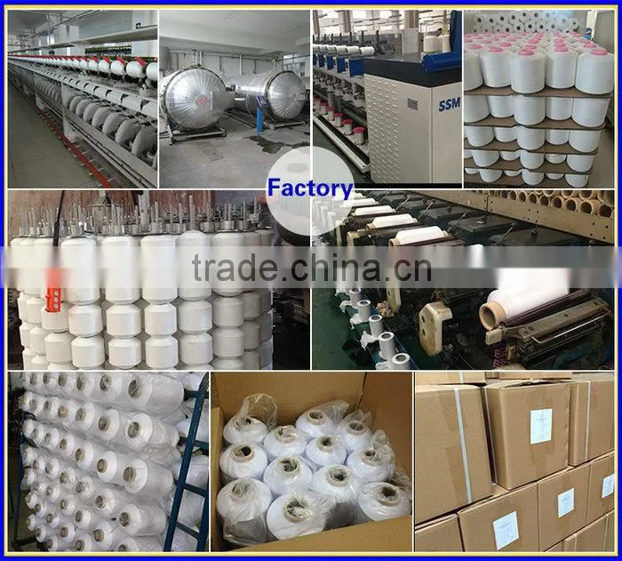 100D Polyester Bright FDY Warp Yarn for making woven label