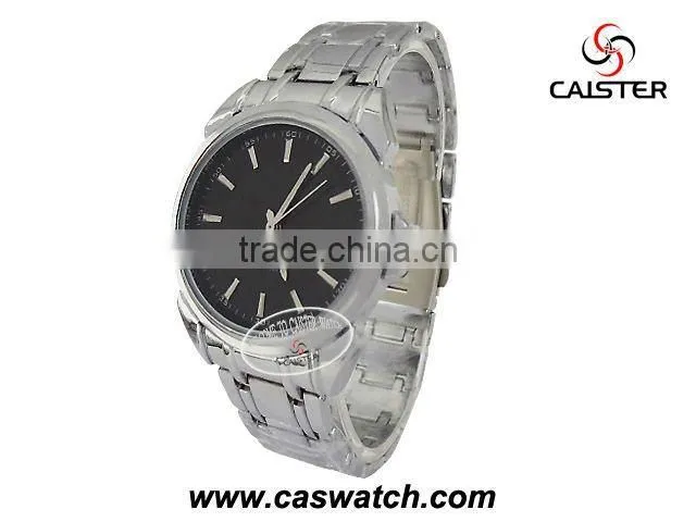 fashion custom mens stainless steel quartz watch cheap water resistant stainless steel watch high quality stainless steel watch