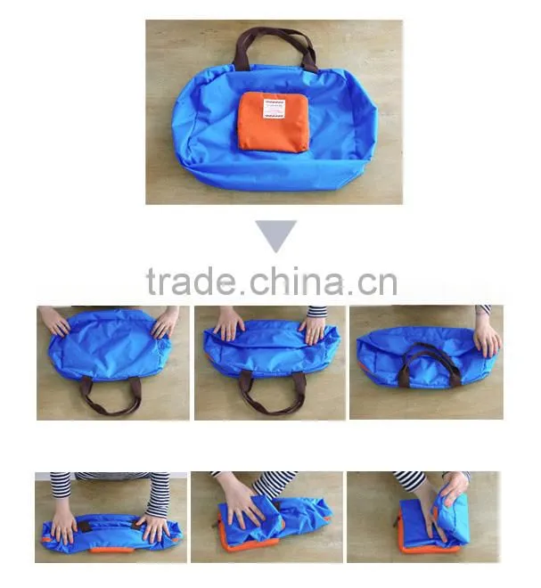 Portable shopping bag for travel