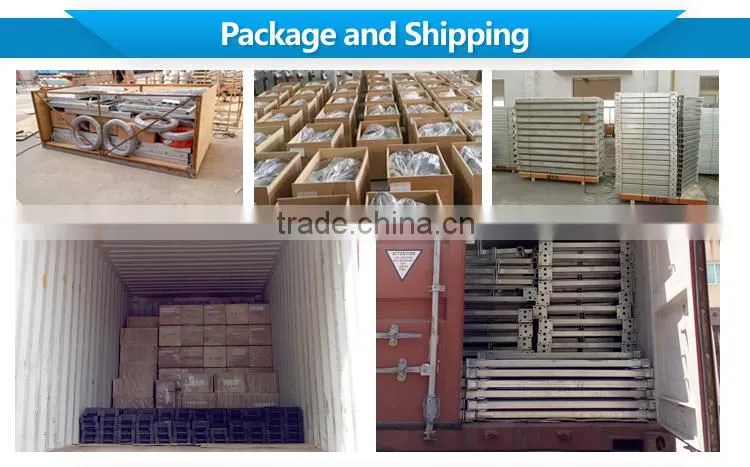 800kg hot galvanized suspended access platform / zlp800 aluminum hanging scaffolding / ltd80 hoist gondola