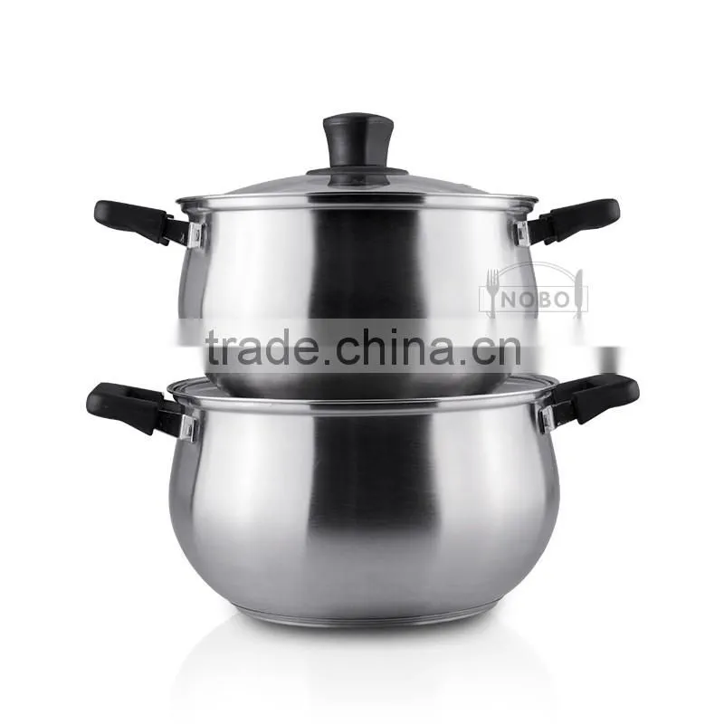 NOBO New Arrival Stainless Steel Stock Pot With Capsule Bottom