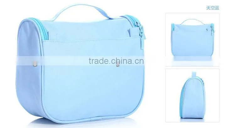 2013 Fashion Well Designed hanging Cosmetic Bag Organizer For Ipad with 2 compart