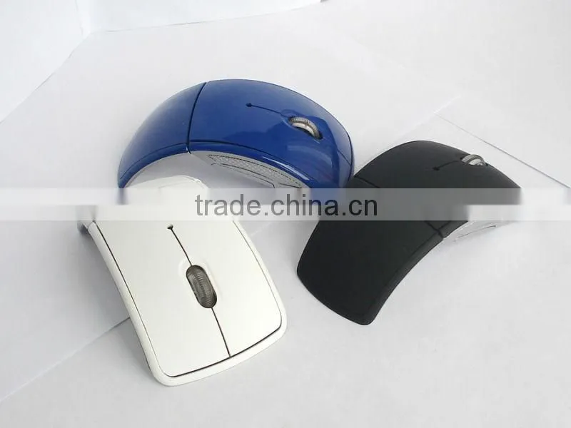 2.4G foldable wirelss arc mouse