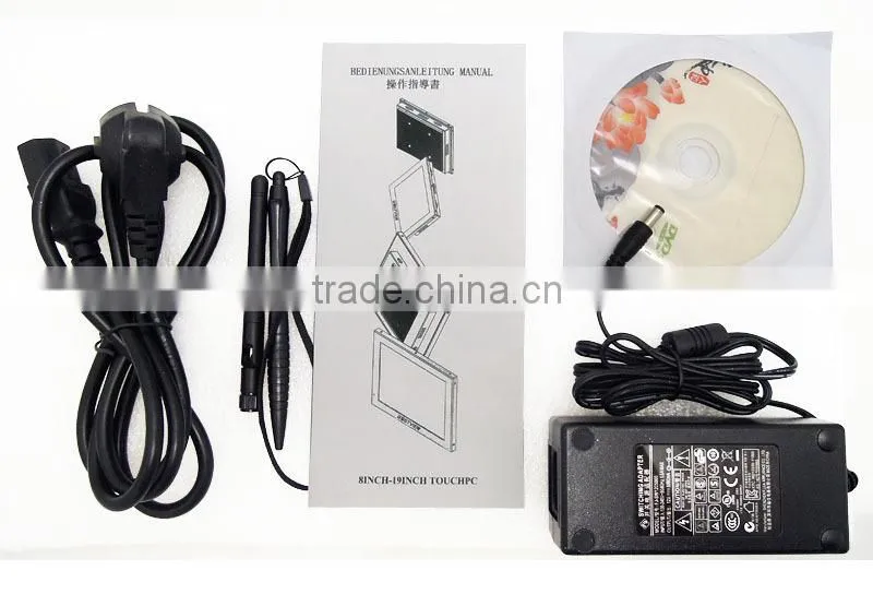 high quality industrial 2 GB memory SSD 32G touch screen panel pc with optional OS Windows xp/Linux