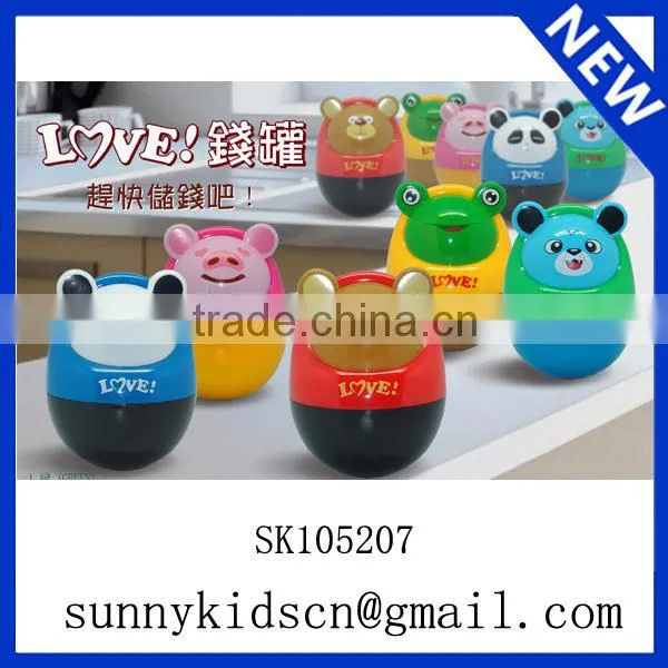 Funny money collection box plastic money box