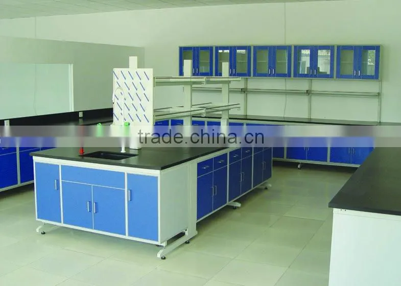 steel lab table with sink