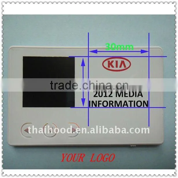 1.5'' black/white credit card mini digital photo frame
