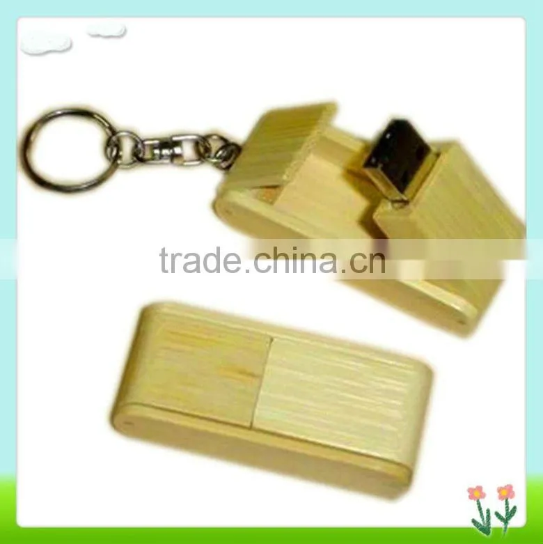 Bamboo shape Wooden USB flash drive