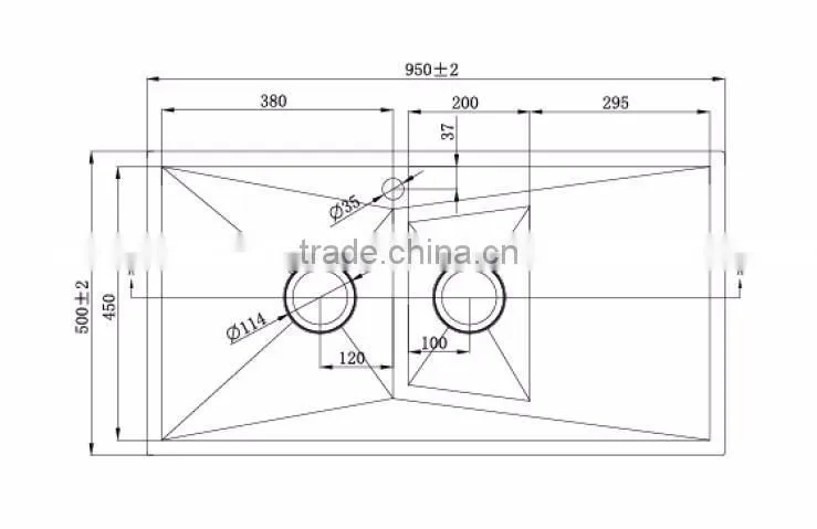 Wholesale undermount single bowl drainboard small stainless kitchen sink for hotel