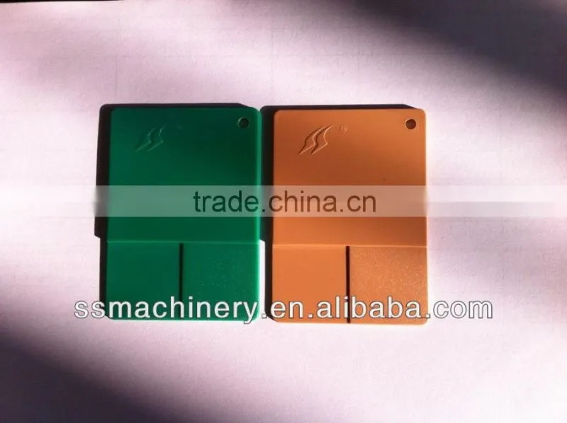 Injection molding machine-Specialized for color chips making