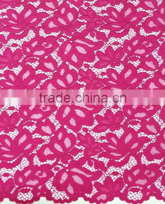 Wholesale High Quality Nylon/Cotton Strand Lace Fabric T8029