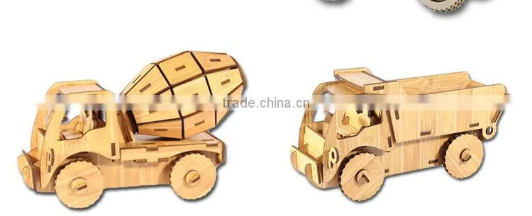 Assemble and Paint Wooden 3d puzzle car