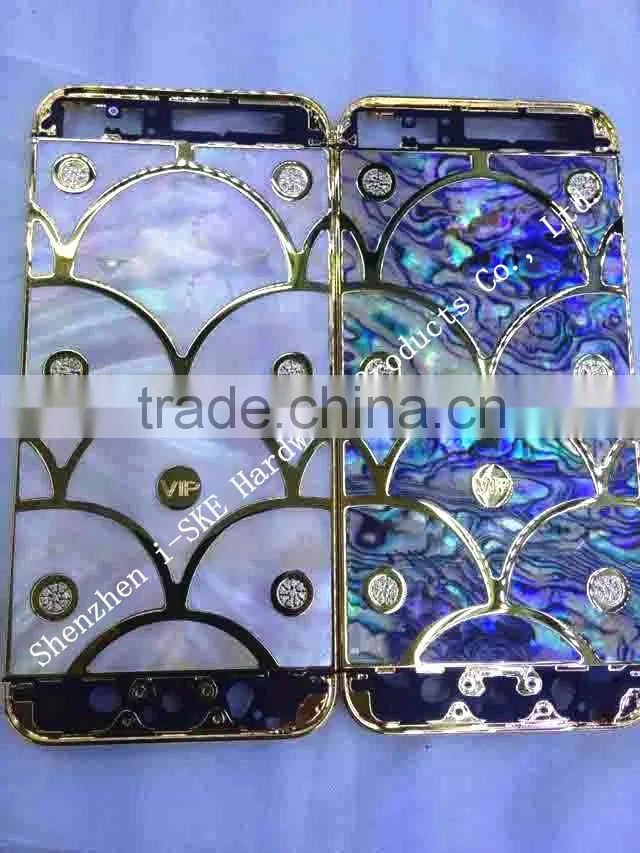 Luxury Christmas gift and popular design for iphone 5 5s 24kt gold cover