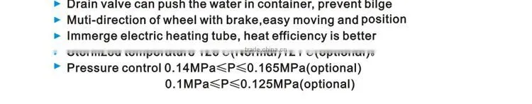YM75A stainless steel steam sterilizer autoclave double door autoclave steam sterilizer glass bead sterilizer
