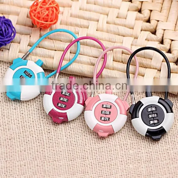 Wholesale Mini 3 Digit Combination Luggage Bag Suitcase Security Code Lock CH-839