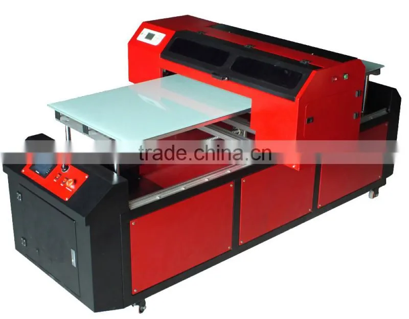 Glass advertising sign UV printer one time's printing high firmness