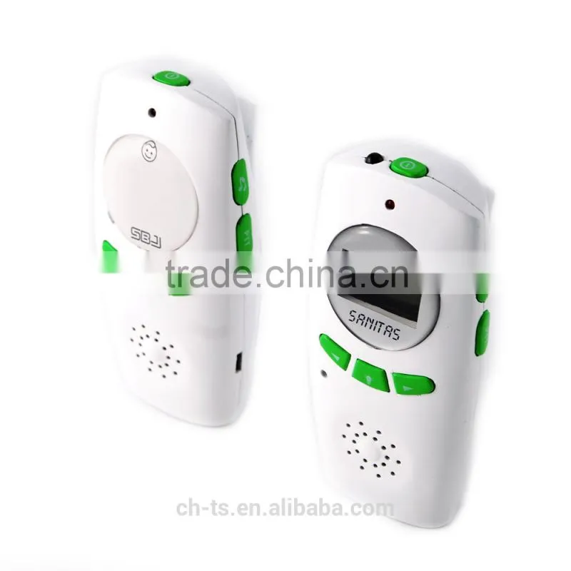 2.4GHz Wireless Digital LCD Color Audio Baby Phone+Temperature Display+Music Lullabies,Rechargeable