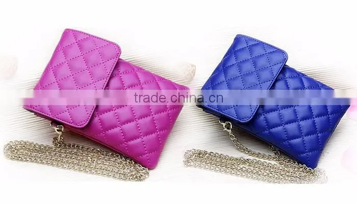 2016 Fashion girls PU material phone shoulder bag