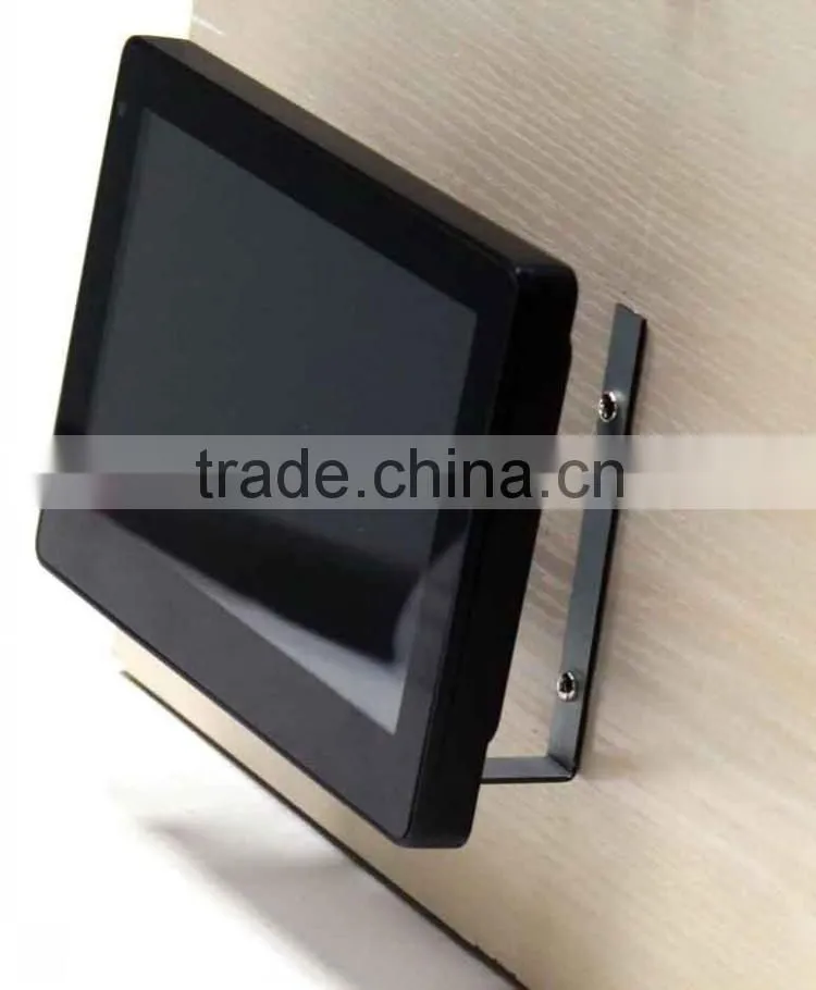 Wall Flush Mount 7 Inch Automation POE Touch Panel With RS232 RS485 Serial Port