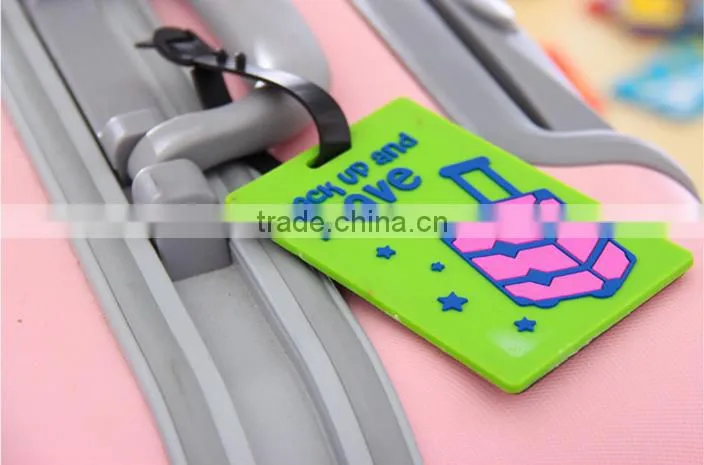 Cute silicone travel personalized luggage tags