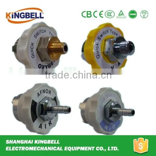 medical gas outlet pin index probes for oxygen