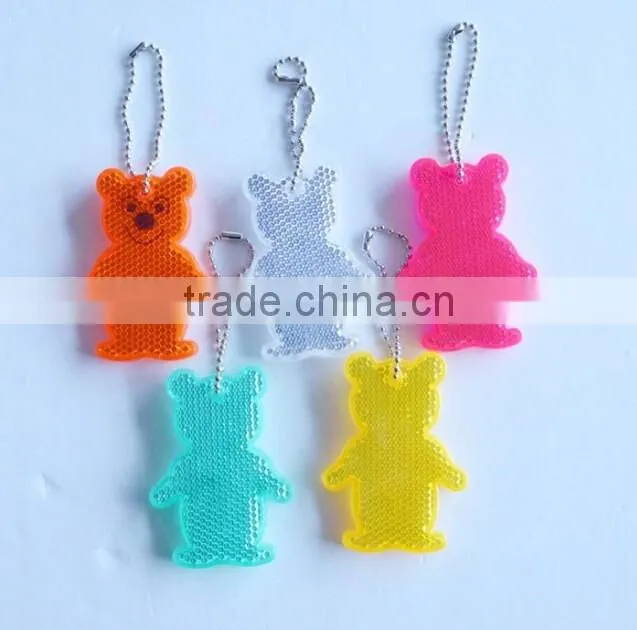 popular selling reflective crystal keychain
