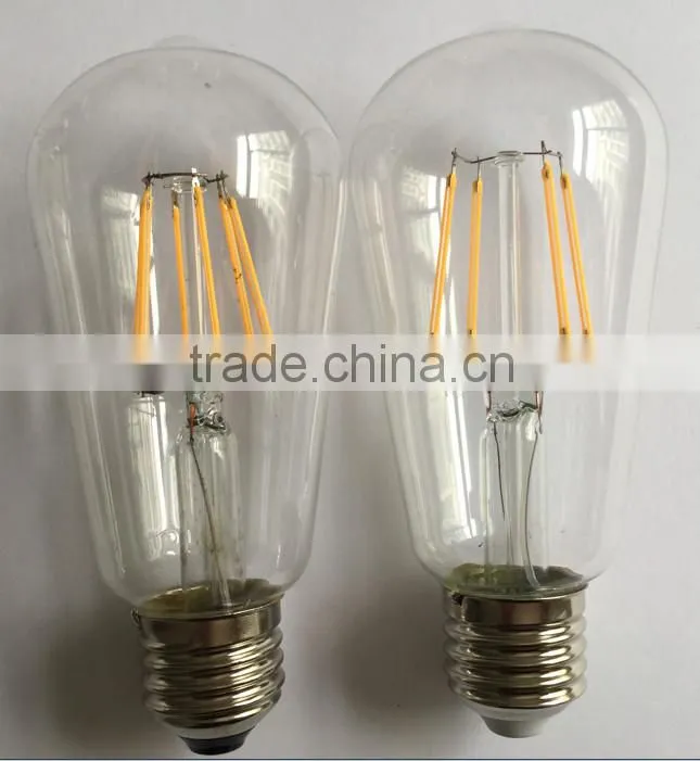 ST64 led bulb filament 4w 6w
