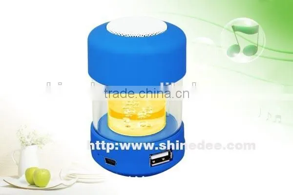 Lighting bubble speaker,rechargeable portable radio speaker(SP-360)