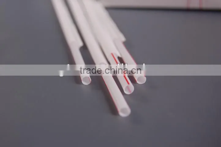 2015 6mm disposable film wrapped film spoon straw