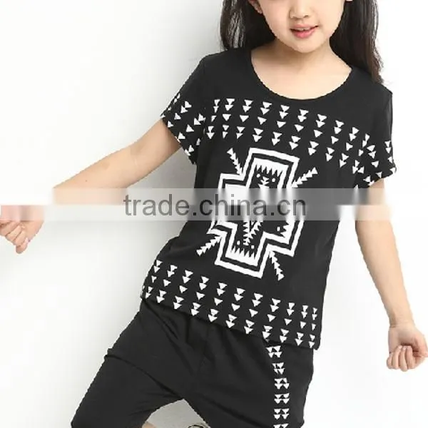Advertising Customized Kids girls tshirt (lyt010238)