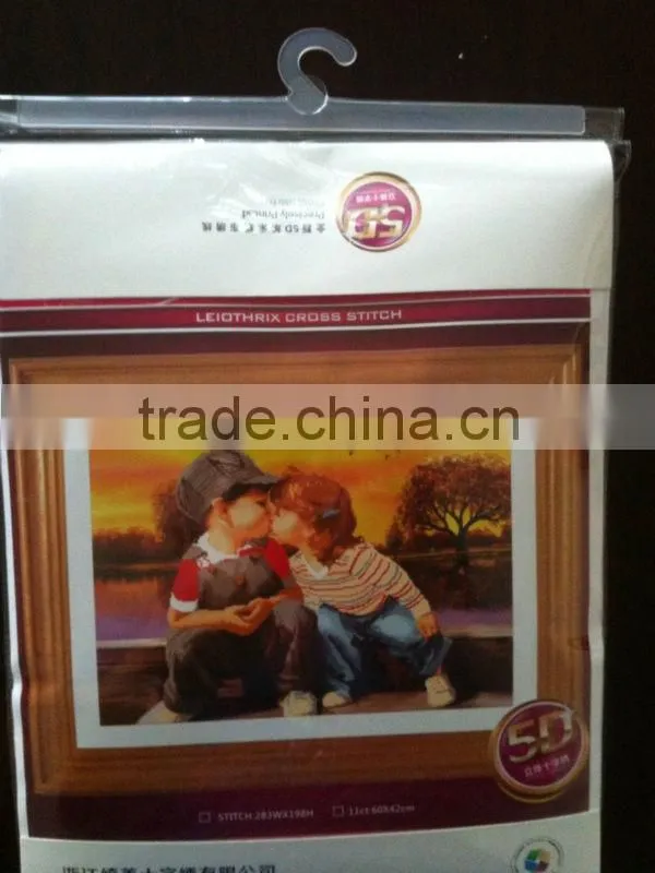 3D 5D newest cross stitch set for DIY Home decoration WITH AIDA FABRIC AND COTTON THREAD