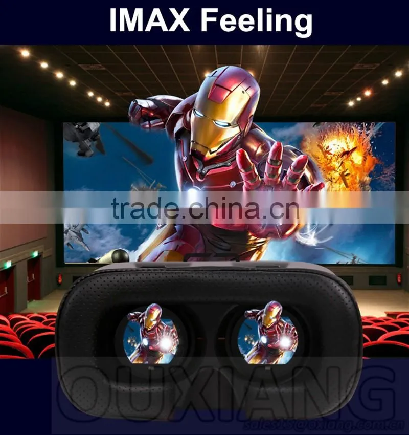 2016 New Design 3D VR glasses virtual reality headset 3d VR BOX VR CASE