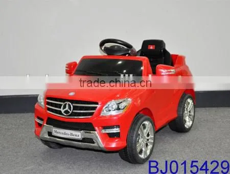 Cool black remote control ride on car for kids