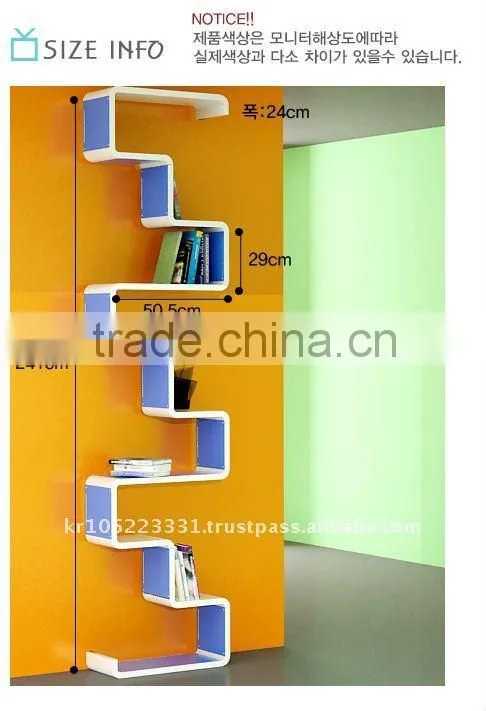 ABS wall shelf, modern color wall shelf