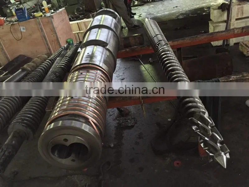 75/30 Bimetallic Screw and Barrel for PVC film Blowing machine