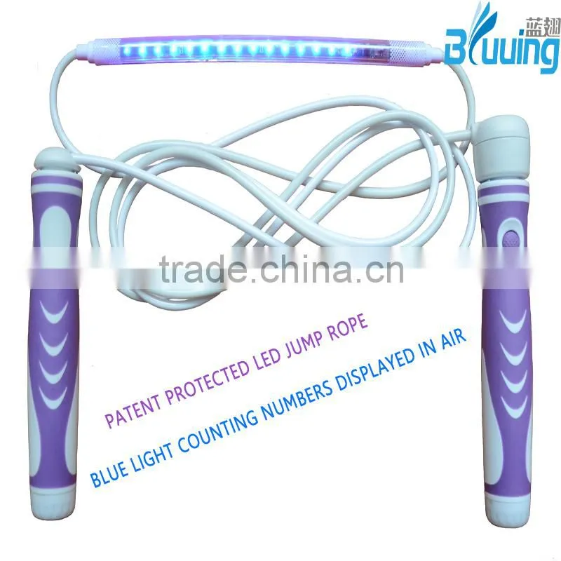 Hot sale skipping rope for kids & Plastic handle jump rope & PVC wire skipping jump rope